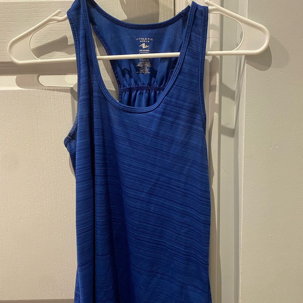 Athletic Works Blue Tank Top